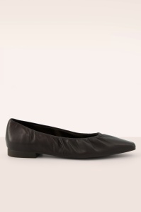 Paul Green - Charlotte Pointed flats van leder in donkerbruin