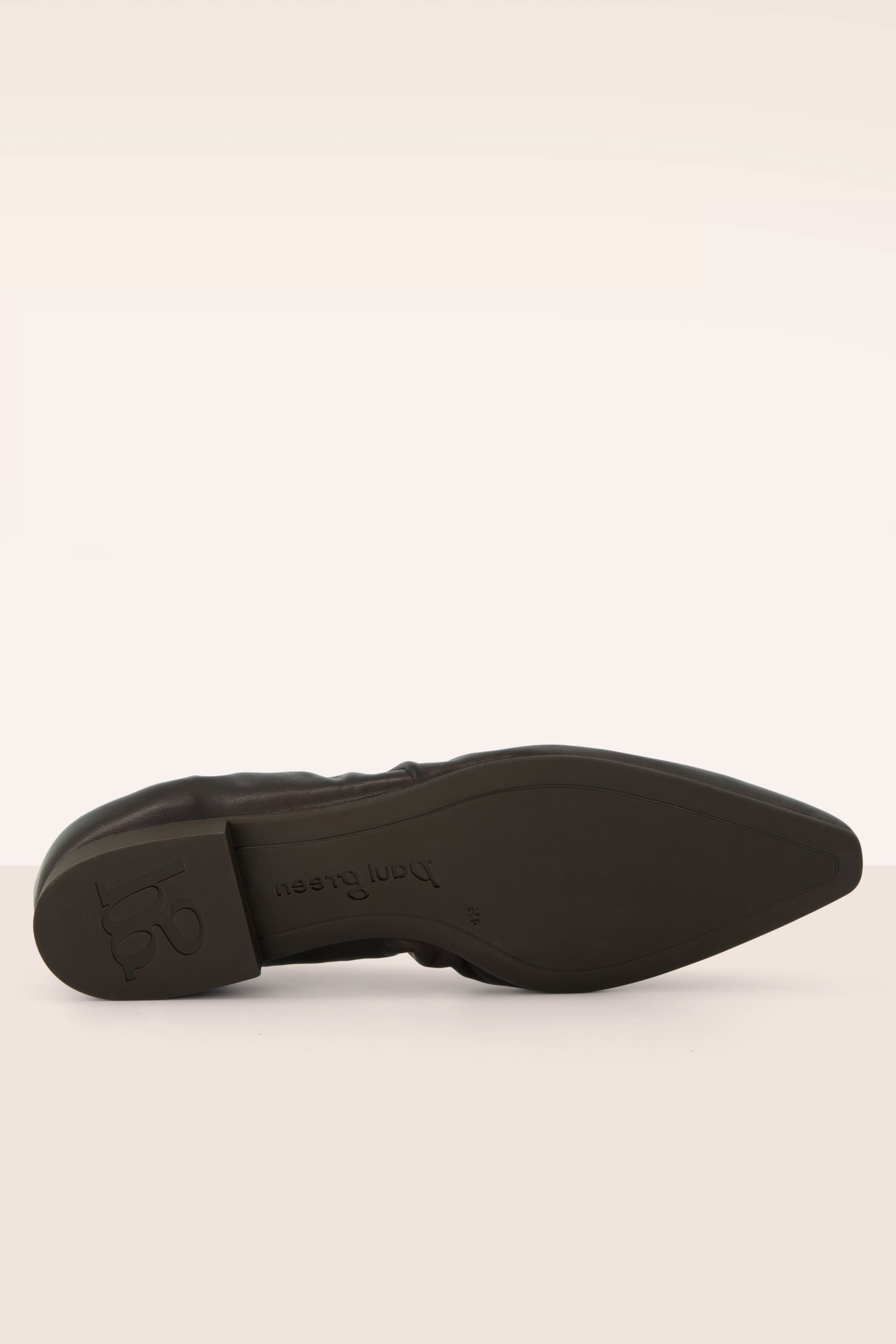 Paul Green - Charlotte Pointed flats van leder in donkerbruin 6
