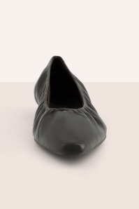 Paul Green - Charlotte Pointed flats van leder in donkerbruin 2