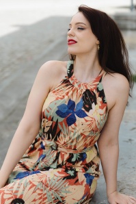 King Louie - Virna Mola Kleid in Langoustino Orange 2