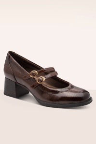 Jana Shoes - Marina Softline Vegan pumps in mokka 2
