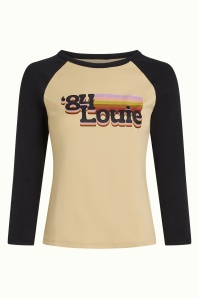 King Louie - Raglan Logo Tee in Black