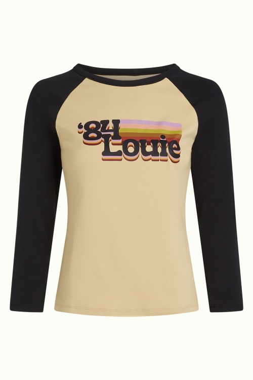 King Louie - Raglan Logo Tee in Black