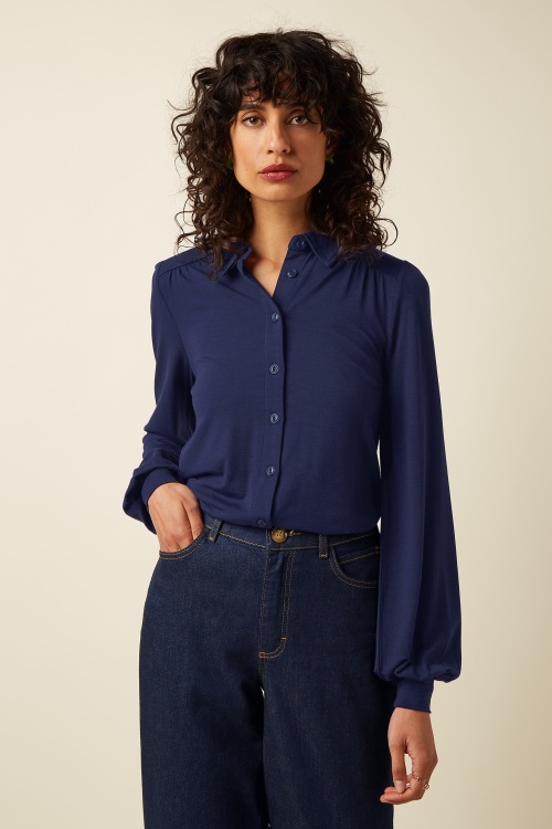 King Louie - Carina Tulum Blouse in Black