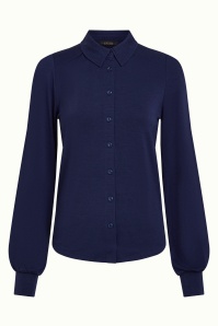 King Louie - Carina Tulum Blouse in Ink Blue 2