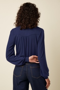 King Louie - Carina Tulum Blouse in Ink Blue 5