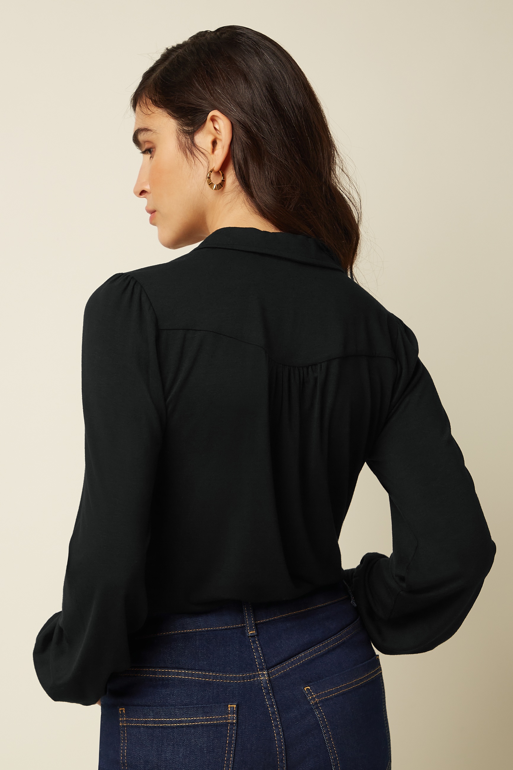 King Louie - Carina Tulum Blouse in Black 4