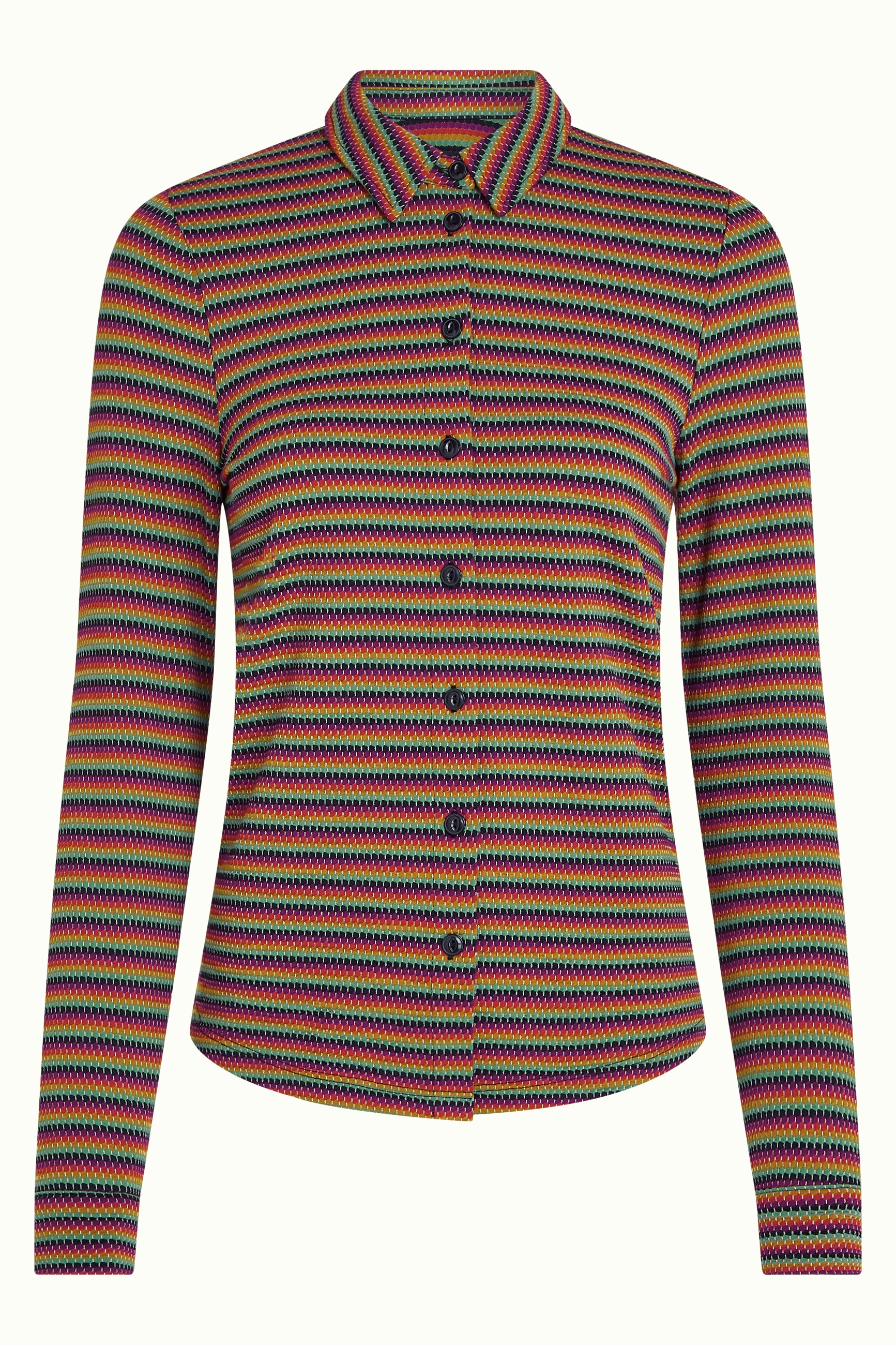 King Louie - Beebop Stripe Blouse in Multi Colour 2