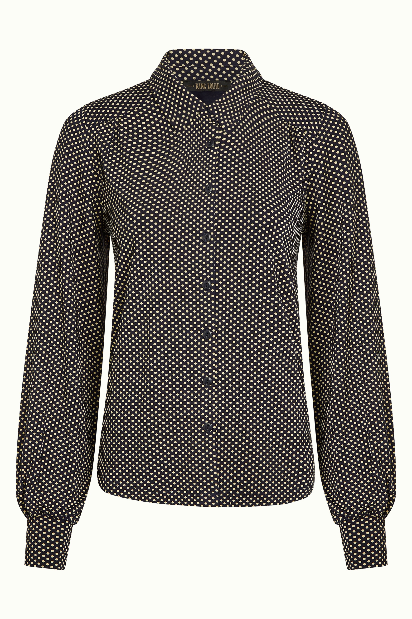 King Louie - Carina Piper Blouse in Ink Blue 2