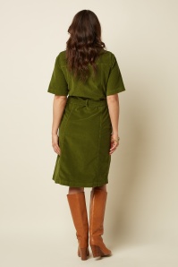King Louie - Kate Baby Cord Dress in Posey Green 5