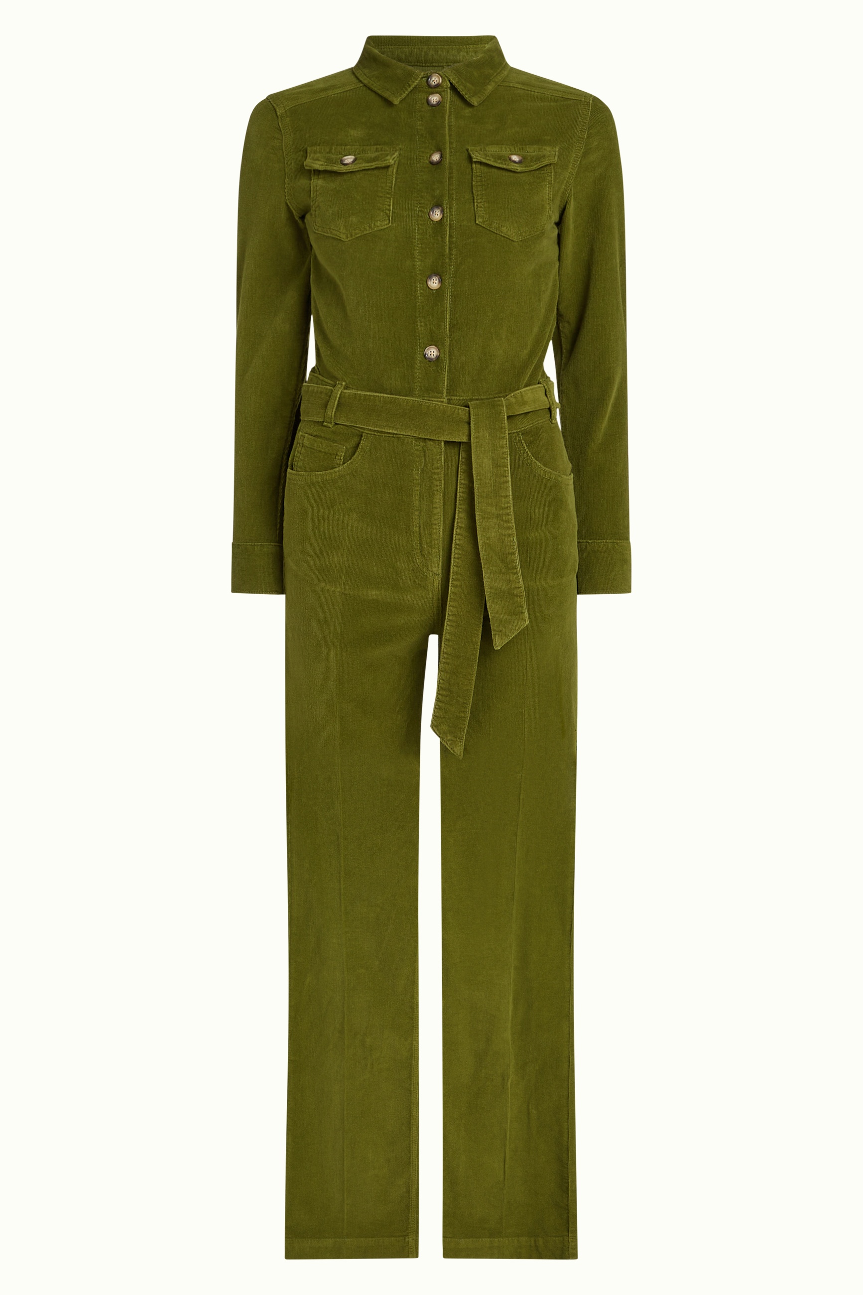 King Louie - Mia Baby Cord jumpsuit in posey groen 3