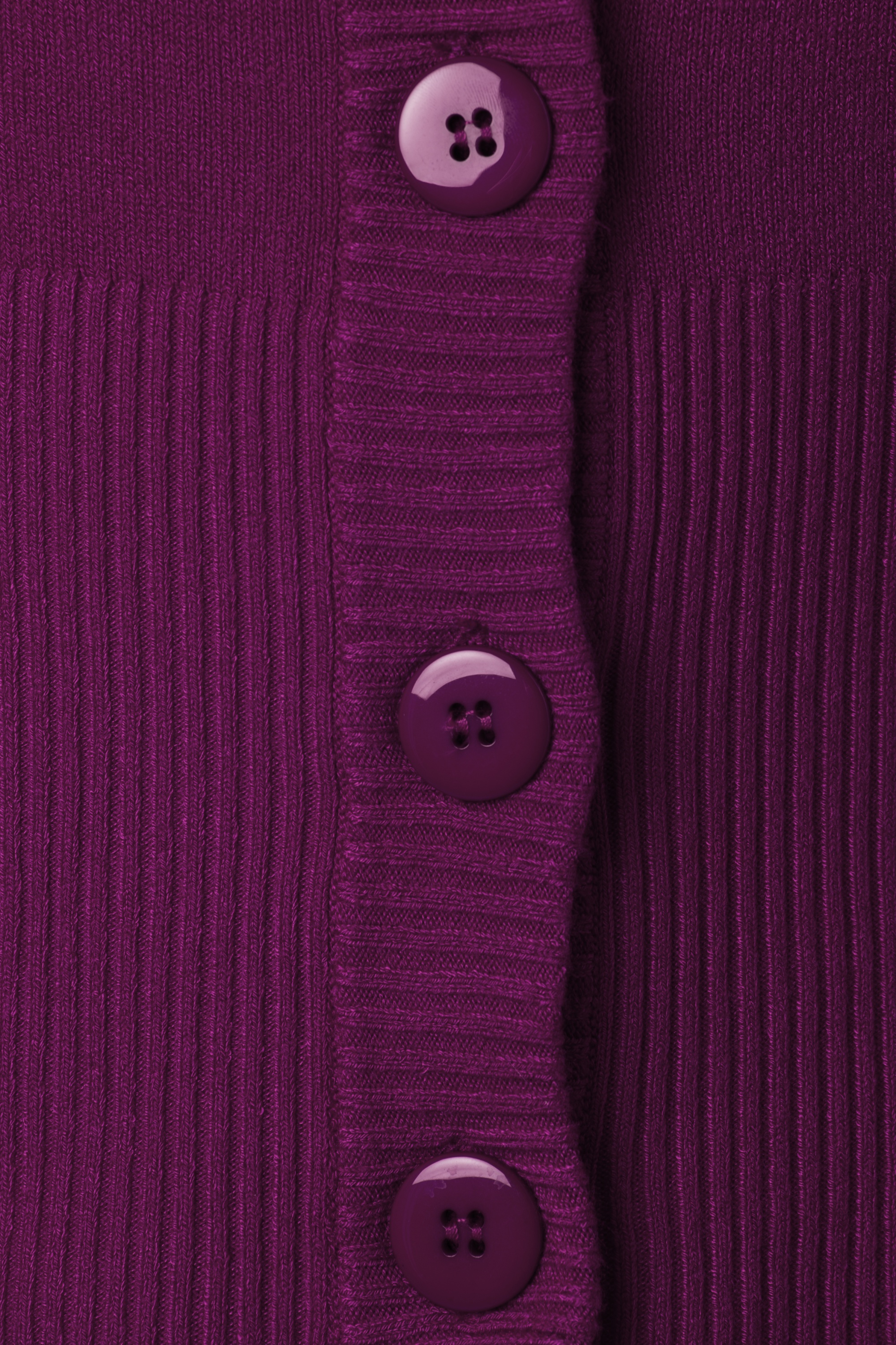 Banned Retro - 50s Dolly Cardigan in Aubergine 3