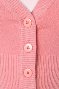 Banned Retro - 50s Overload Cardigan in Rose 3