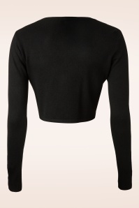 Banned Retro - Vintage Flickers bolero in zwart 3