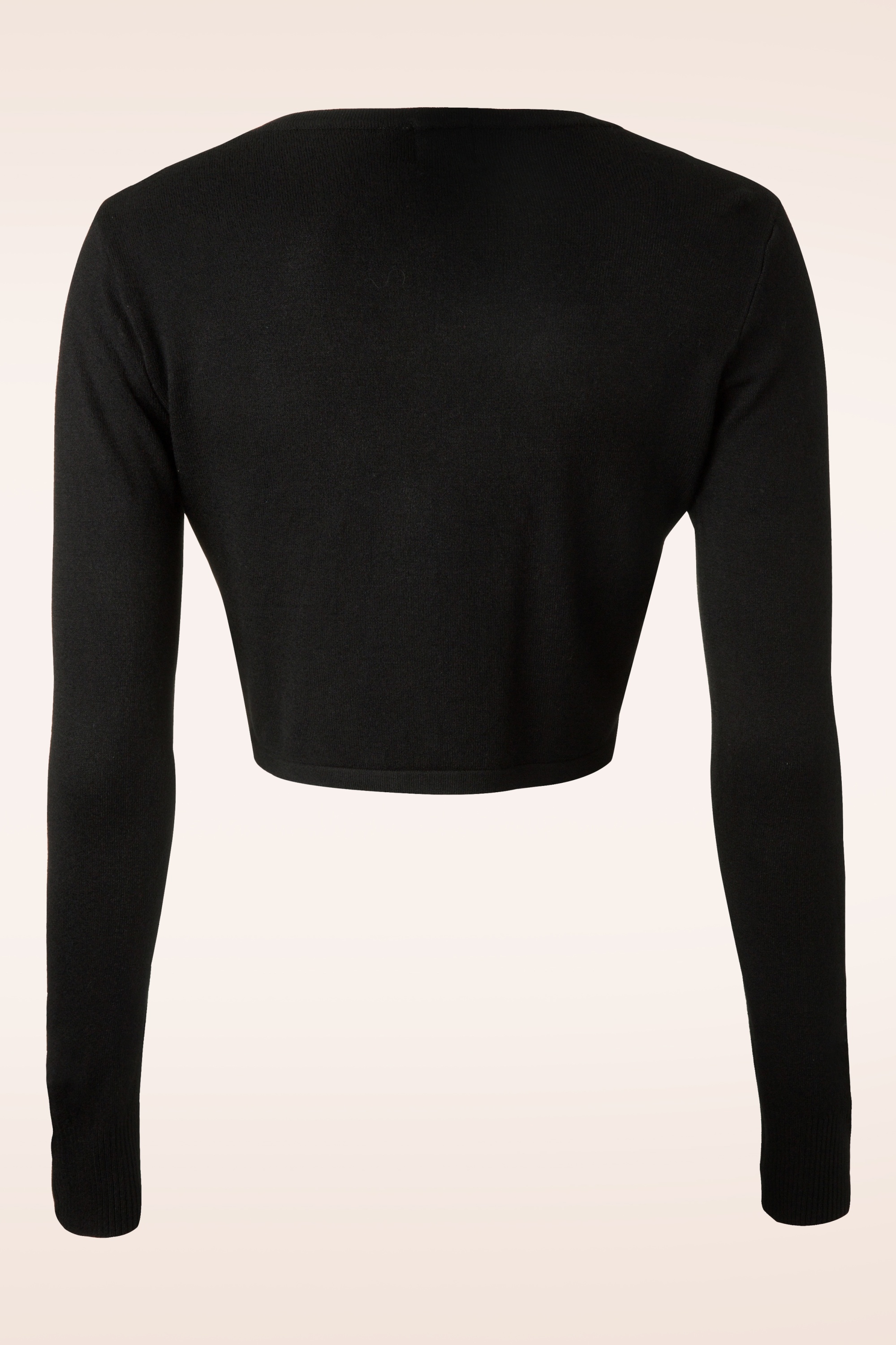 Banned Retro - Vintage Flickers bolero in zwart 3
