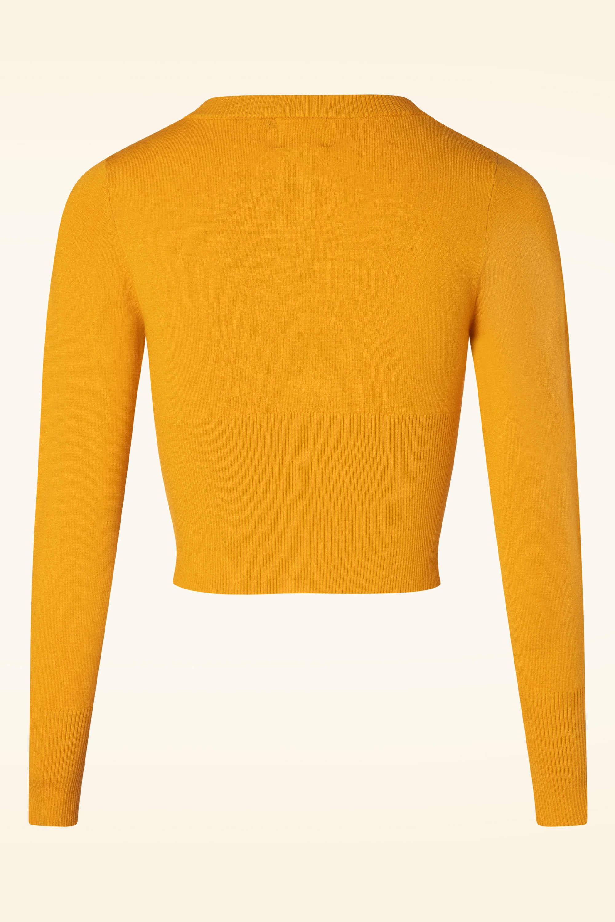 Banned Retro - Dolly Cardigan in Senf 3