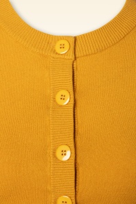 Banned Retro - Dolly Cardigan in Senf 5