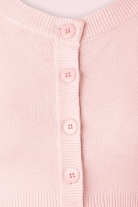 Banned Retro - Dolly Strickjacke in Hellrosa 3