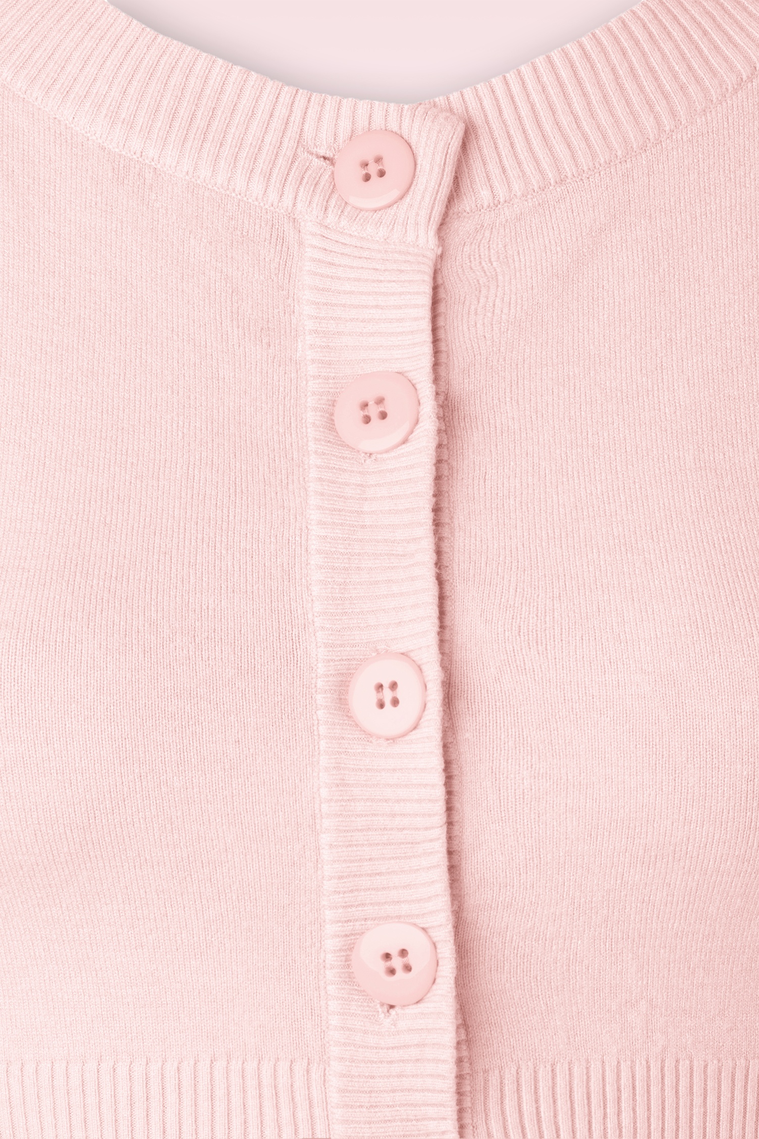 Banned Retro - Dolly Strickjacke in Hellrosa 3
