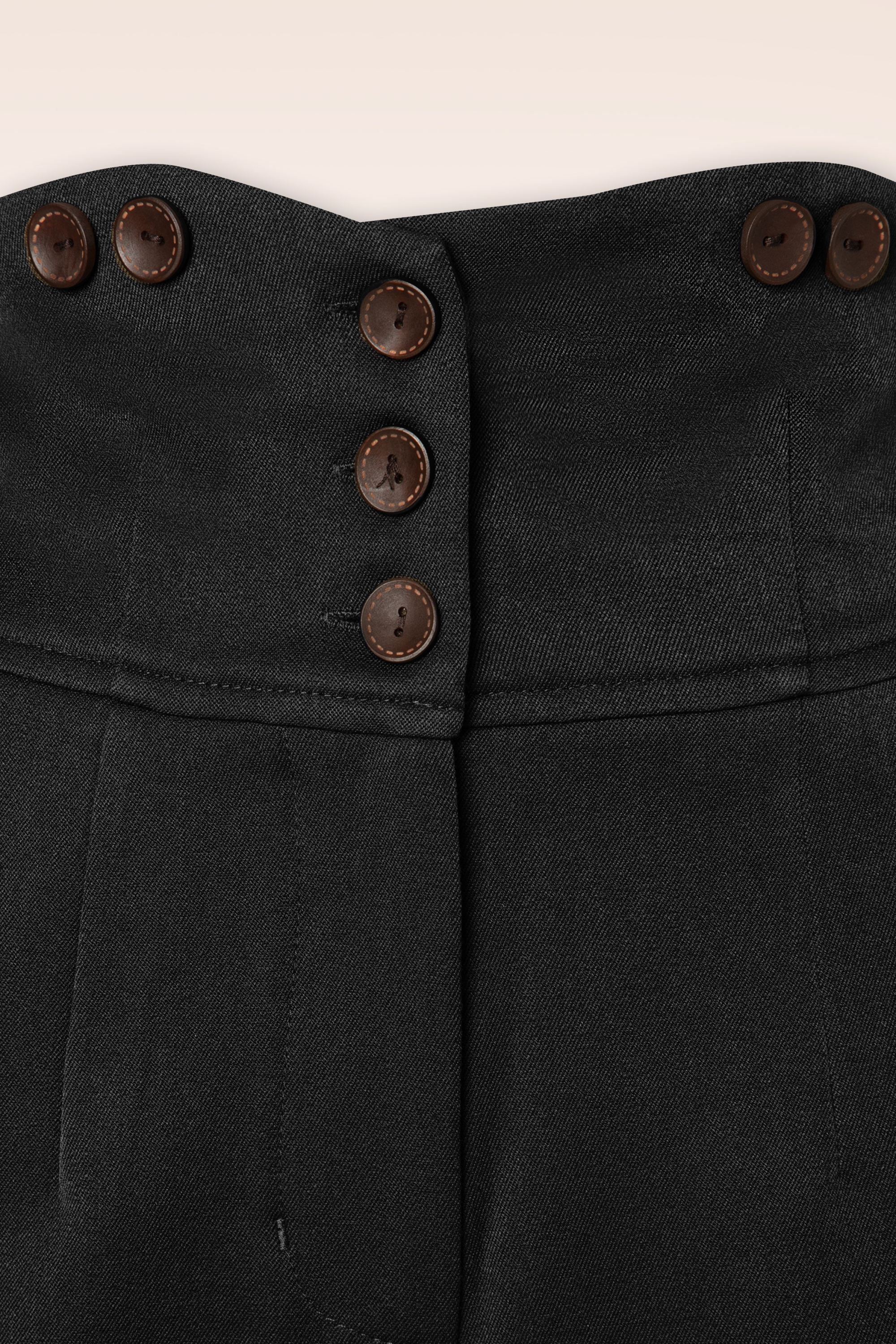 Banned Retro - Girl Boss Trousers Années 50 en Noir 2
