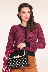Banned Retro - Retro Influencer handtas in zwart 4