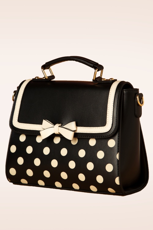 Banned Retro - Retro Influencer Handtasche in Schwarz 2