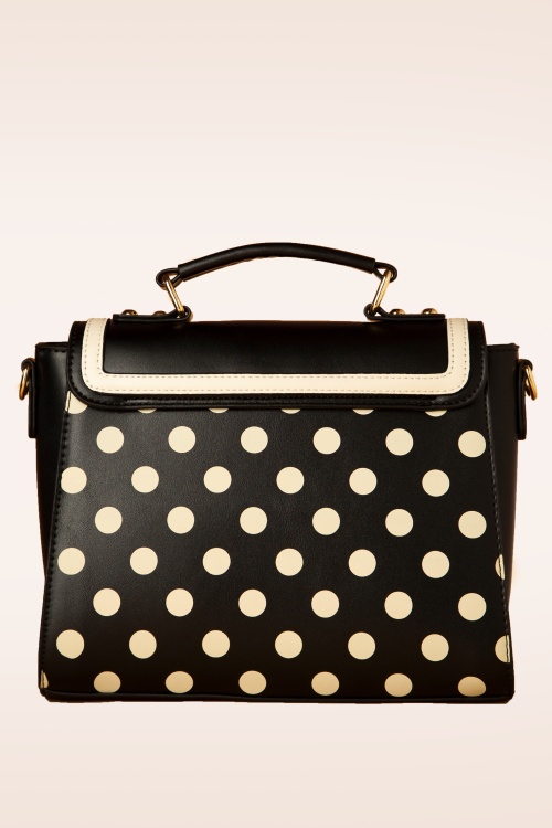 Banned Retro - Retro Influencer handtas in zwart 3