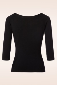 Banned Retro - Pretty Illusion Top in Black 4