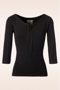 Banned Retro - Pretty Illusion Top in Black 2