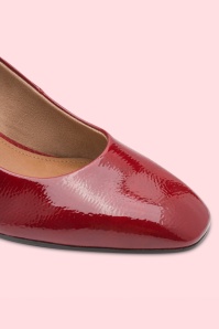 Tamaris - First Lady Vegan Patent Pumps in Red 4
