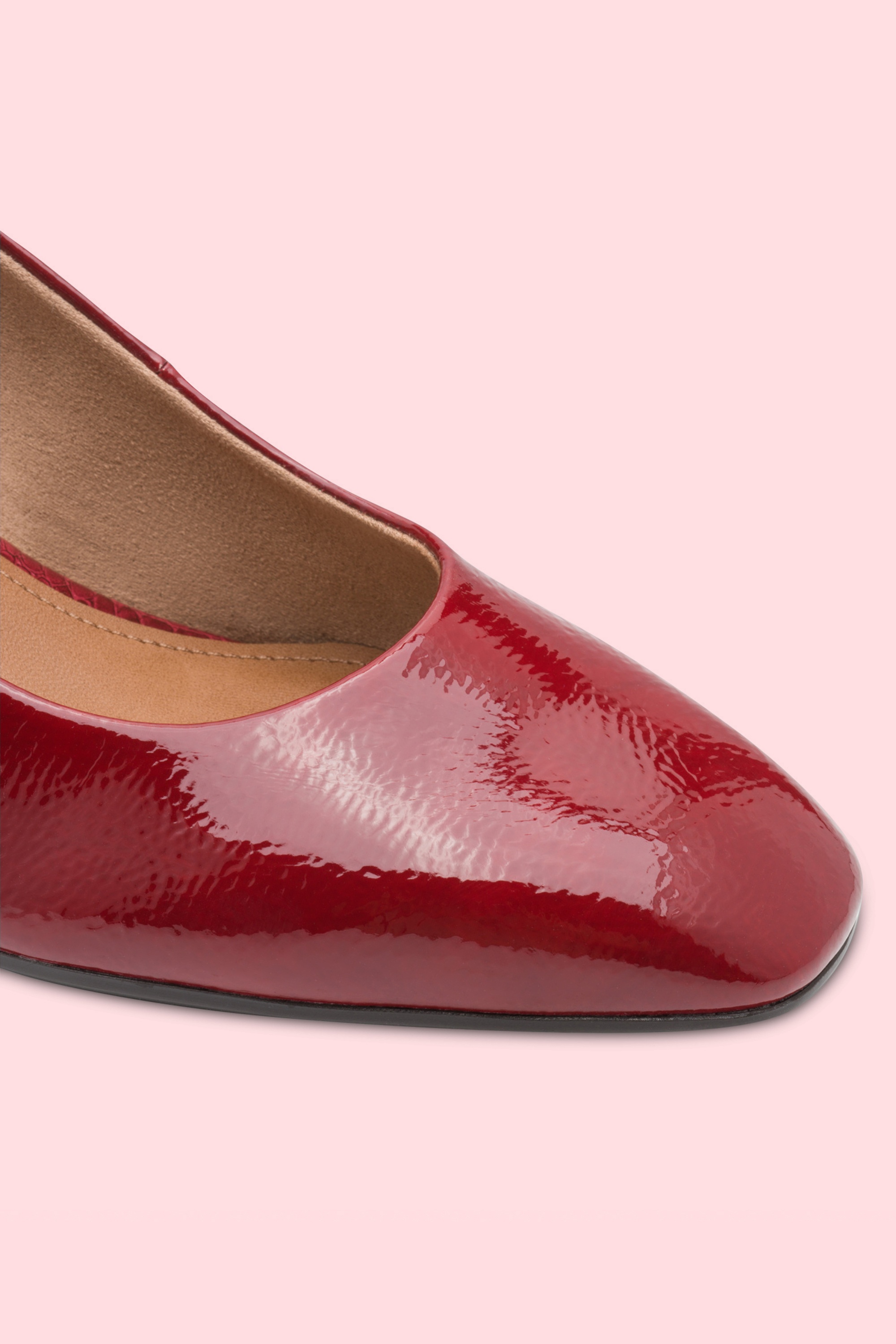 Tamaris - First Lady Vegan Patent Pumps in Red 4