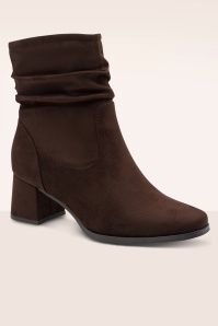 Tamaris - Bonny Comfort Block Heel Boots in Mocca 2