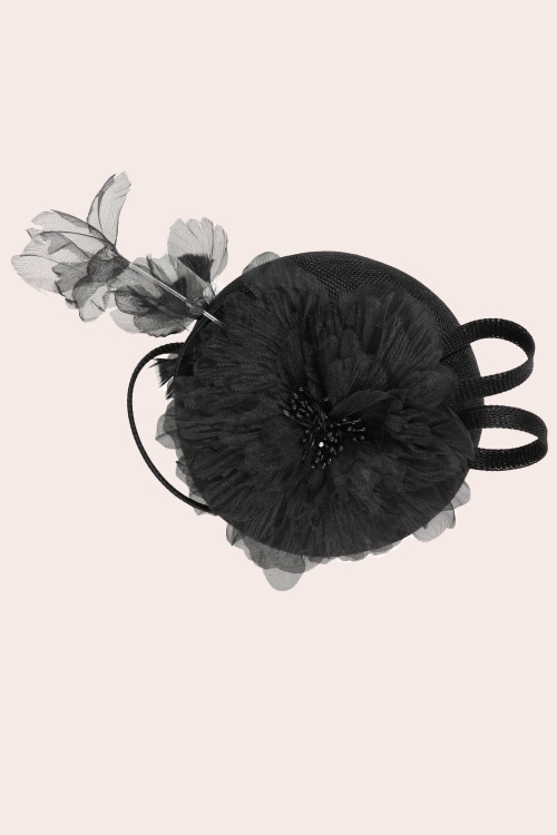 Banned Retro - Chapeau bibi The Duchess en noir 4