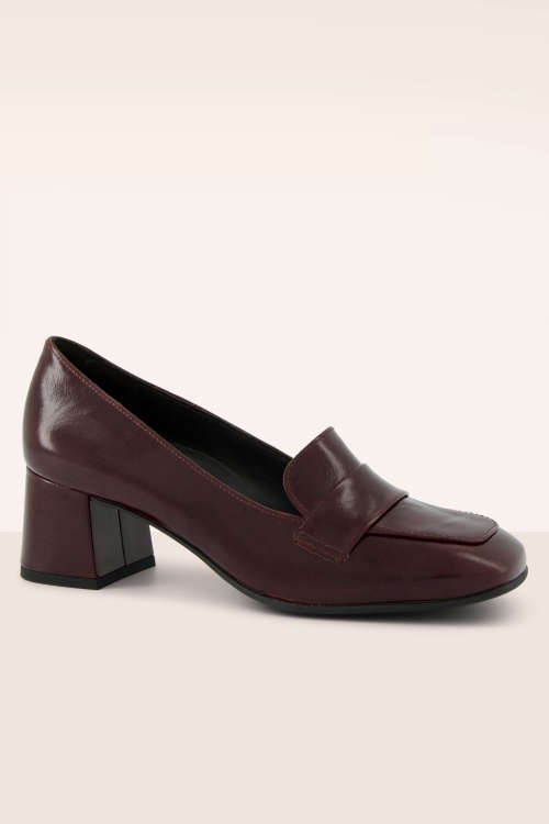 Paul Green - Lily Loafer Pumps in Burgundy 2