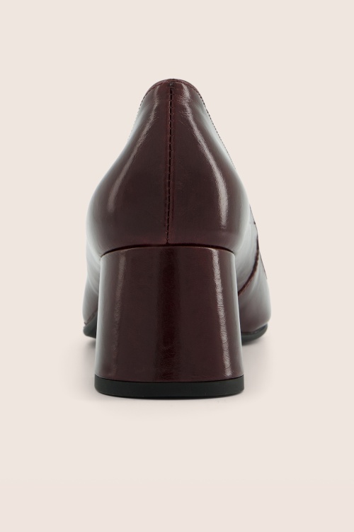 Paul Green - Lily Loafer Pumps in Burgundy 4