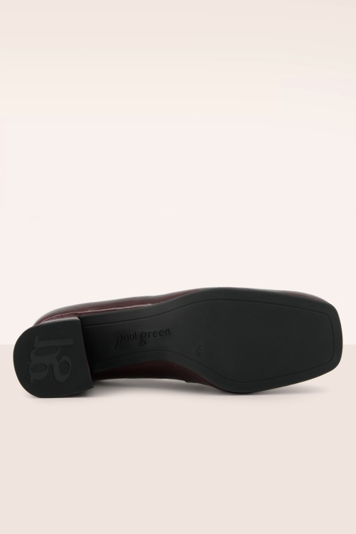 Paul Green - Lily Loafer Pumps in Burgundy 5