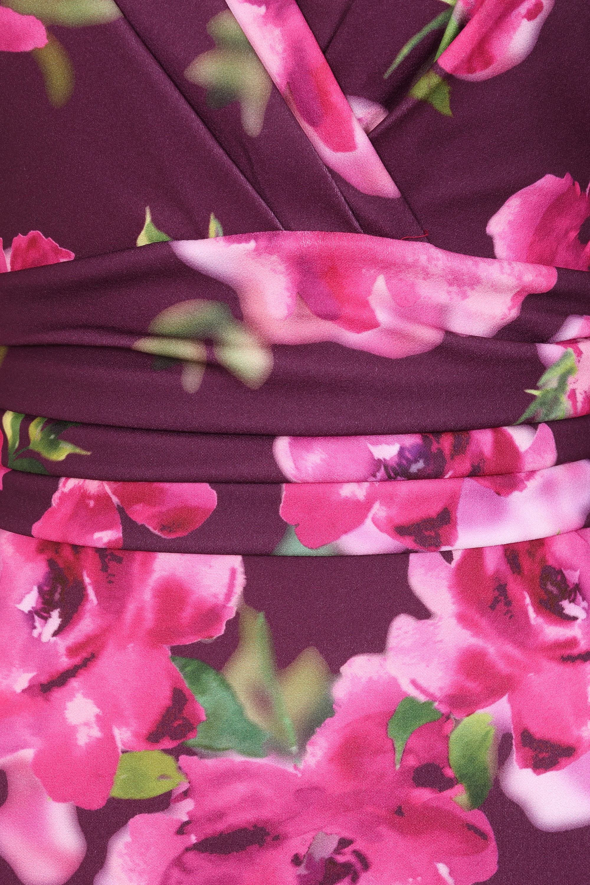 Vintage Chic for Topvintage - Topvintage exclusive ~Nehla Blurred Floral Pencil Dress in Purple 3