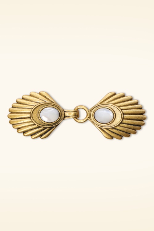 Urban Hippies - Venus Westenclips in Gold und Frosty White 2