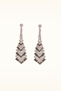 Lovely - Sparkly Crystal Ohrstecker in Silber