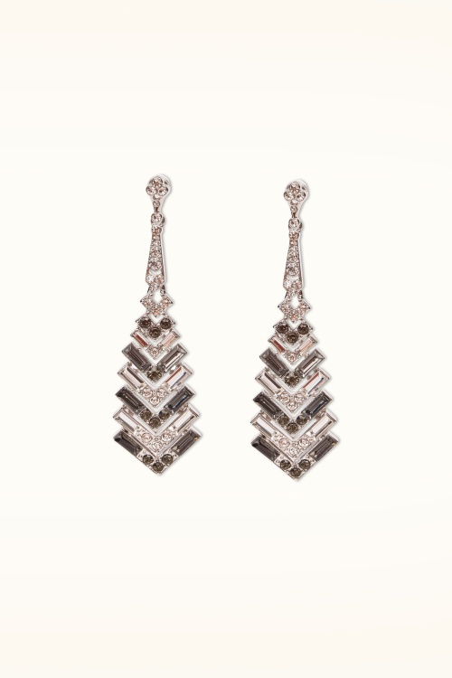 Lovely - Boucles d'oreilles Sparkly Crystal en argenté