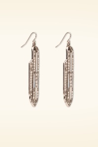 Lovely - Sparkling Art Deco Ohrhänger in Silber 2