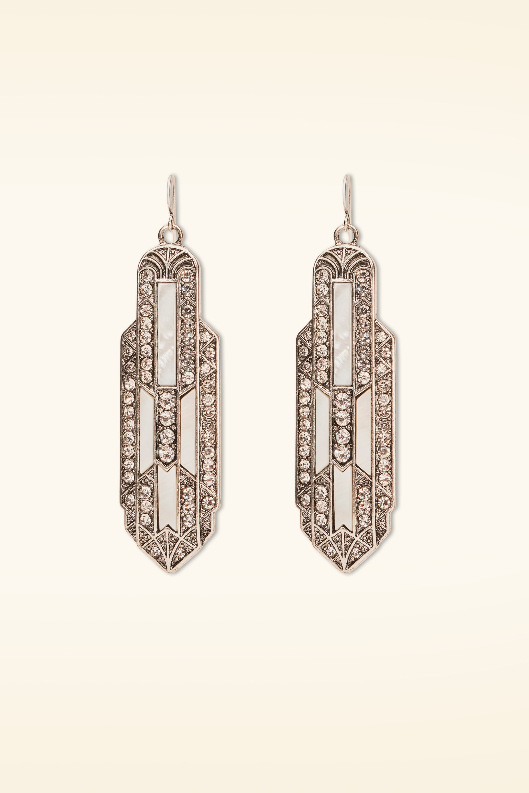 Lovely - Sparkling Art Deco Ohrhänger in Silber