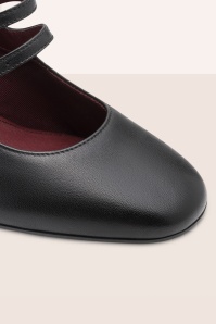 Tamaris - Double Take pumps van leder in zwart 3