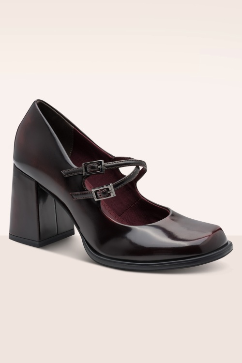 Tamaris - Main Character Mary Jane pumps in merlot 4