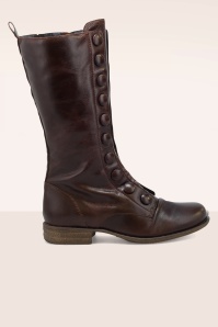 Miz Mooz - Lincoln laarzen van leder in bruin