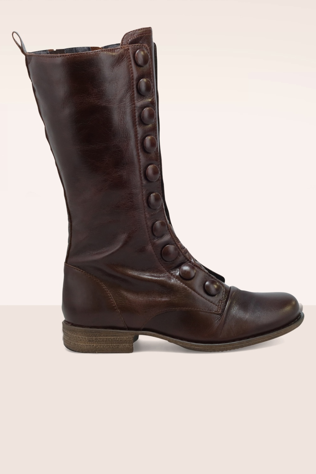 ムーコ Miz Mooz Lincoln Leather Boots in Brown | Topvintage