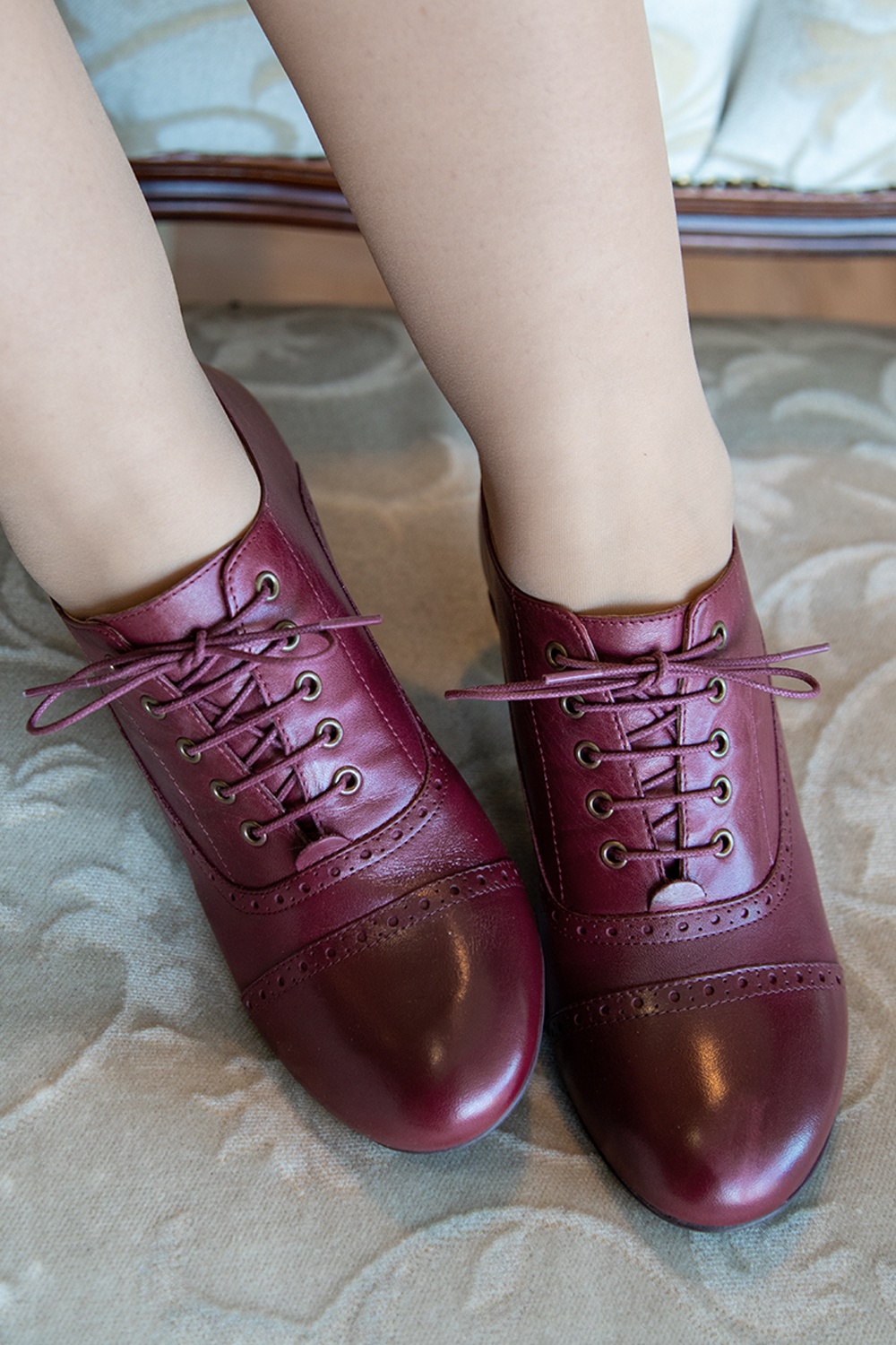 Miz Mooz - Fly Shoe Booties in bordeauxrood 4