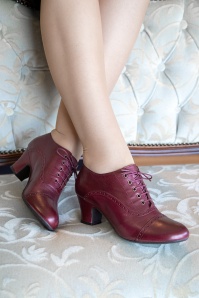 Miz Mooz - Fly Shoe Booties in bordeauxrood