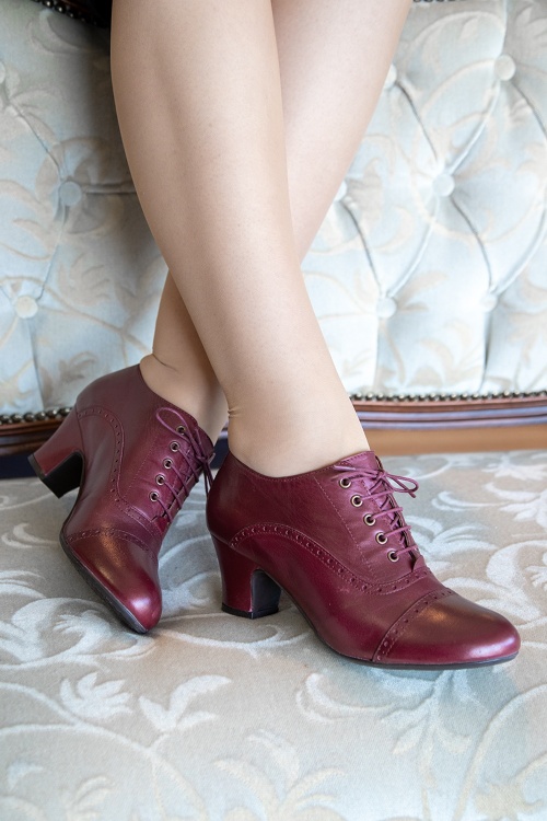 Miz Mooz - Fly Shoe Booties in bordeauxrood