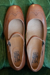 Miz Mooz - Gwinn Mary Jane pumps in cognac 4